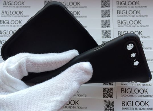 Чохол cиліконовий (з захистом для камери) для iPhone 7/8 Plus (5,5") black