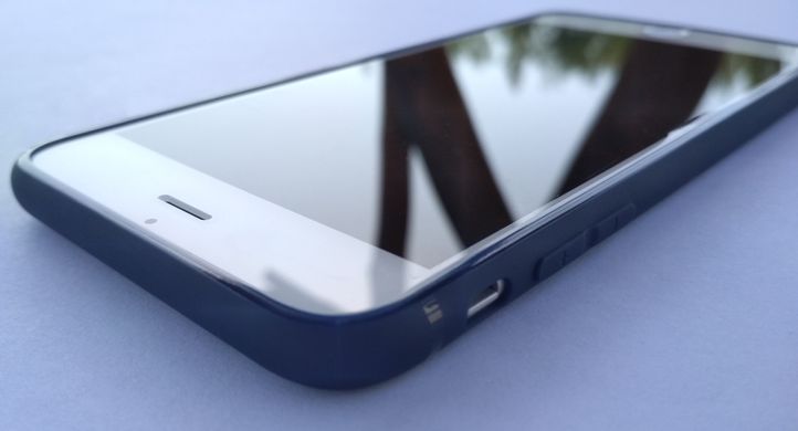 Чехол силиконовый (гладкий) для iPhone 7/8 Plus (5,5") dark blue
