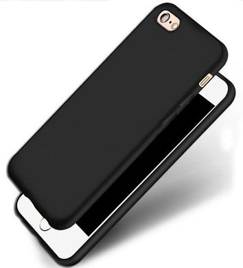 Чехол силиконовый (гладкий) для iPhone 7/8 Plus (5,5") black