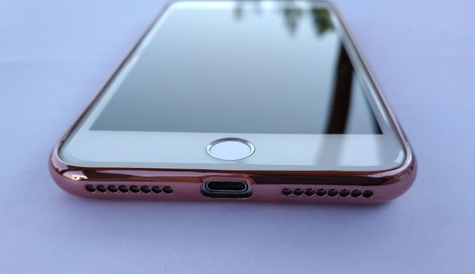 Чехол-рамка силиконовый для iPhone 7/8 Plus (5,5") rose gold