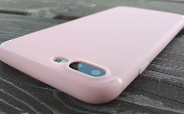 Чохол cиліконовий (гладкий) для iPhone 7/8 Plus (5,5") nake pink