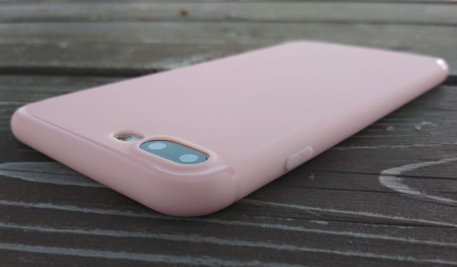 Чехол силиконовый (гладкий) для iPhone 7/8 Plus (5,5") nake pink
