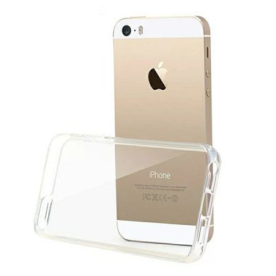 Чехол силиконовый для iPhone 5/5S/5SE transparent