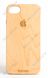 Дерев'яний чохол BIGLOOK на iPhone 6/6S (4.7”) з лазерною гравіровкою "Apple" (Клен)