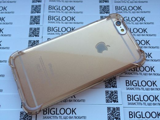 Чехол противоударный для iPhone 6 Plus/6S Plus (5.5”) gold