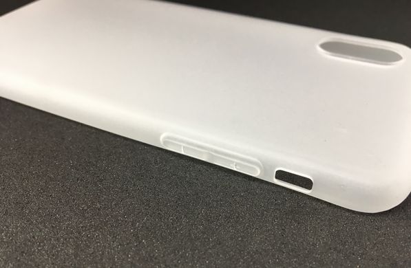 Чехол силиконовый (гладкий) для iPhone X 10 (5,8”) transparent