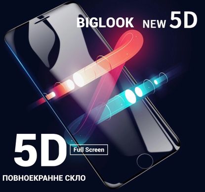 Защитное стекло 5D (переднее) Full Screen для iPhone X/XS 10 (5.8”) front / black