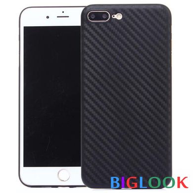 Чехол пластиковый (с текстурой карбонового покрытия) для iPhone 7/8 (4.7”) black