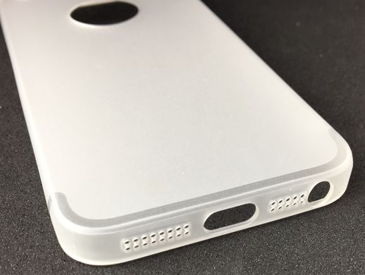 Чехол силиконовый (гладкий) для iPhone 5/5S/5SE transparent