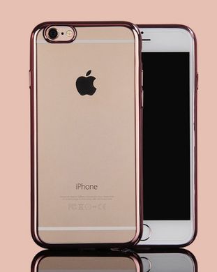 Чехол-рамка силиконовый для iPhone 6/6S (4.7”) rose gold