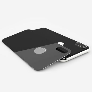 Захисне скло (заднє) Tempered Glass для iPhone X 10 (5,8”) back / black