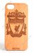 copy_Дерев'яний чохол BIGLOOK на iPhone 6/6S (4.7”) з лазерною гравіровкою "FC Liverpool" (Вишня)