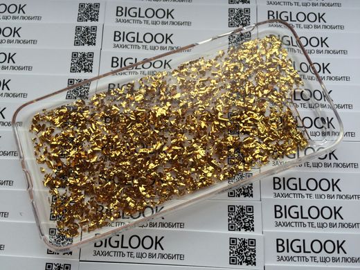 Чехол силиконовый (shimmering) для iPhone 7/8 Plus (5,5") gold