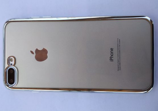 Чехол-рамка силиконовый для iPhone 7/8 Plus (5,5") silver