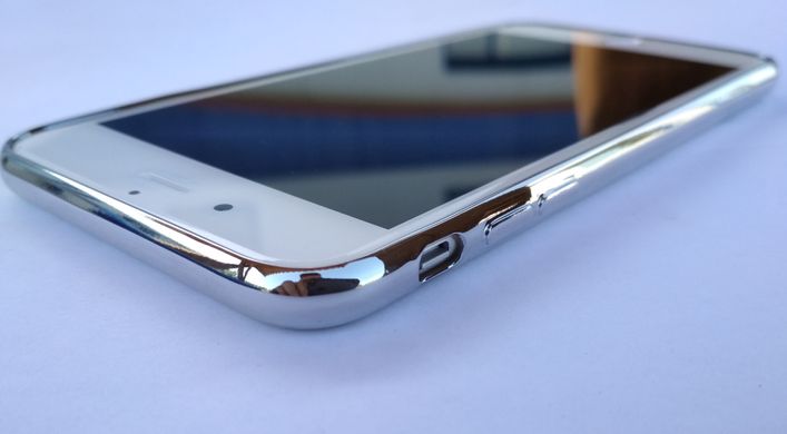 Чохол-рамка силіконовий для iPhone 7/8 Plus (5,5") silver
