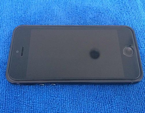 Чохол силіконовий (бампер) для iPhone 5/5S/5SE Jet Black