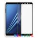 Защитное стекло (переднее) для Silk Screen Samsung Galaxy A8 (2018) / A530 (5.6") front / black
