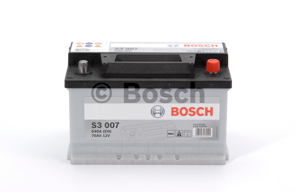 Акумулятор BOSCH 70Ah (S3007) (278x175x175) R (-/+) EN640 0092S30070