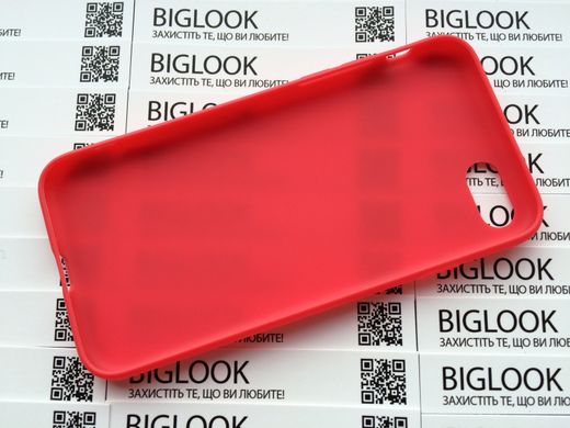 Чохол cиліконовий (гладкий) для iPhone 7/8 (4.7”) red
