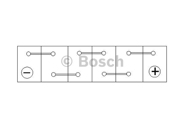 Аккумулятор BOSCH 63Ah (S5006) (242x175x190) L (+/-) EN610 0092S50060