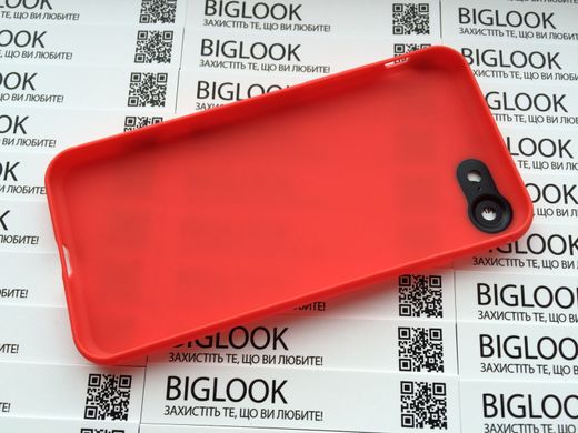 Чехол силиконовый (с защитой для камеры) для iPhone 7/8 (4.7”) red