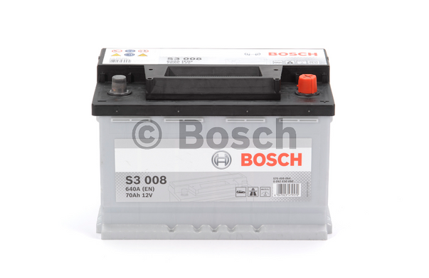 Акумулятор BOSCH 70Ah (S3008) (278x175x190) R (-/+) EN640 0092S30080