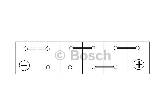 Акумулятор BOSCH 40Ah (S4018) (187x127x227) R (-/+) EN330 0092S40180