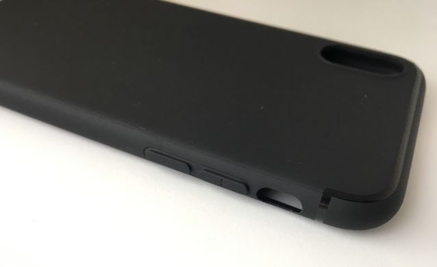 Чохол cиліконовий (гладкий) для iPhone X 10 (5,8”) black