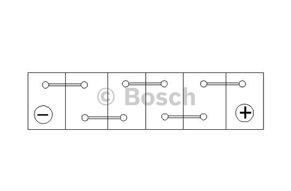 Аккумулятор BOSCH 75Ah (S4E10) (315x175x175) R (-/+) EN730 0092S4E100