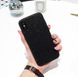 Чохол силіконовий з блискітками для iPhone X 10 (5,8”) black