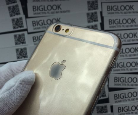 Чехол силиконовый ультратонкий для iPhone 6/6S (4.7”) transparent