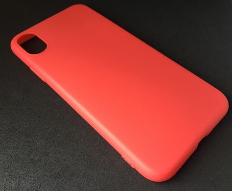 Чохол cиліконовий (гладкий) для iPhone X 10 (5,8”) red