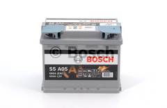 Аккумулятор BOSCH 60Ah (S5A05) (242x175x190) R (-/+) EN680 0092S5A050 AGM