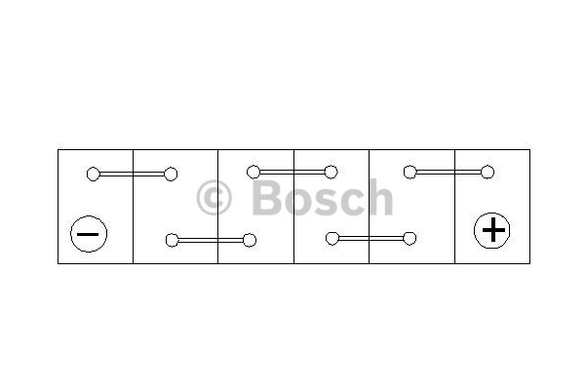 Аккумулятор BOSCH 44Ah (S4001) (207x175x175) R (-/+) EN440 0092S40010