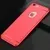 Чохол cиліконовий (гладкий/з отвором під логотип) для iPhone 6/6S (4.7&rdquo;) red