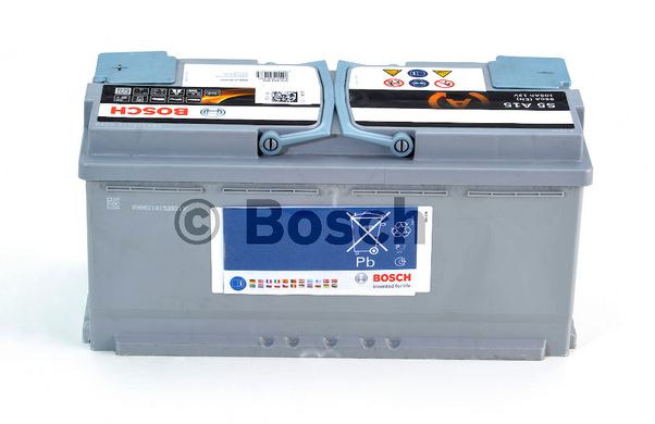 Аккумулятор BOSCH 105Ah (S5A15) (394x175x190) R (-/+) EN950 0092S5A150 AGM