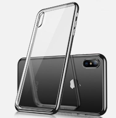 Чехол-рамка силиконовый для iPhone X 10 (5.8”) grey
