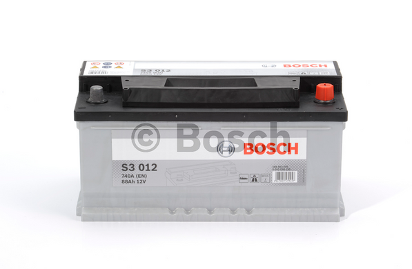 Аккумулятор BOSCH 88Ah (S3012) (353x175x175) R (-/+) EN740 0092S30120