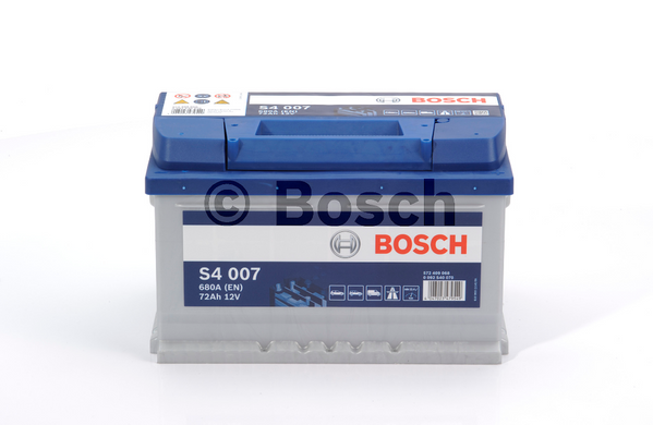Аккумулятор BOSCH 72Ah (S4007) (278x175x175) R (-/+) EN680 0092S40070