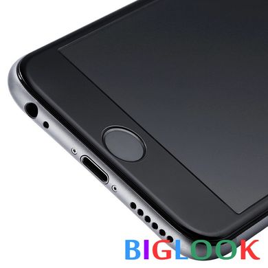 Защитное стекло 6D (переднее) Full Screen Tempered Glass для iPhone 6/6S (4.7”) front / black