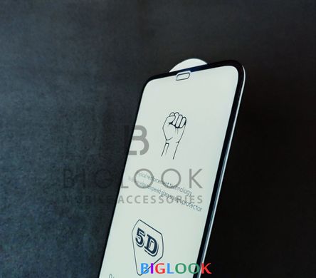 Защитное стекло 5D (переднее) Full Screen для iPhone XS Max/11 Pro Max (6.5”) front / black
