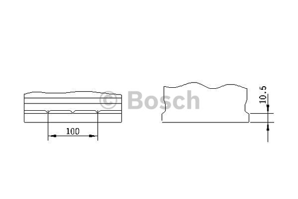 Акумулятор BOSCH 70Ah (S4027) (261x175x220) L (+/-) EN630 0092S40270