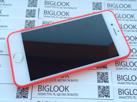 Чехол силиконовый (гладкий) для iPhone 6/6S (4.7”) red