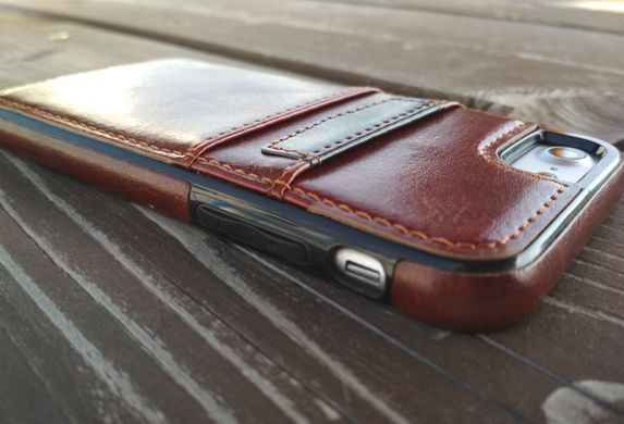 Чехол Leather PU+TPU для iPhone 7/8 (4.7”) brown