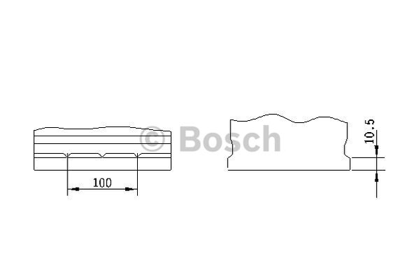 Аккумулятор BOSCH 95Ah (S4029) (306x173x225) L (+/-) EN830 0092S40290