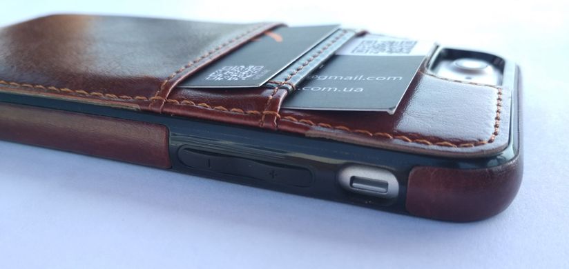 Чехол Leather PU+TPU для iPhone 7/8 (4.7”) brown