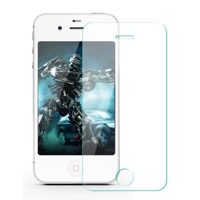 Захисне скло 2.5D 0.3mm (переднє) Tempered Glass для iPhone 4/4S front / transparent