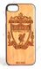 Деревянный чехол BIGLOOK на iPhone 6/6S (4.7") с лазерной гравировкой "FC Liverpool" (Вишня)