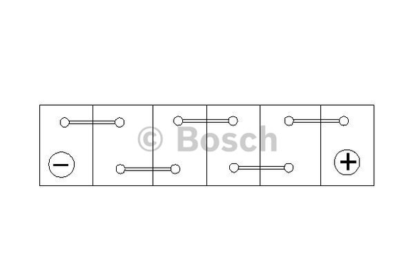 Аккумулятор BOSCH 41Ah (S3001) (207x175x175) R (-/+) EN360 0092S30010