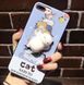 Чохол силіконовий з м'якою іграшкою (антистресовий) для iPhone 7/8 (4.7&rdquo;) cat